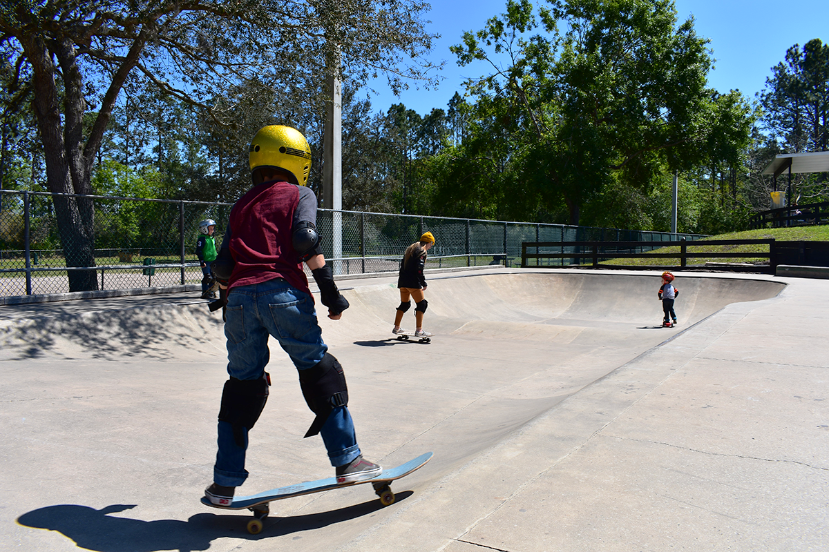 Treaty Skate park skater