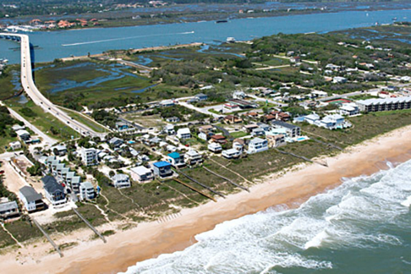 st. johns aerial view