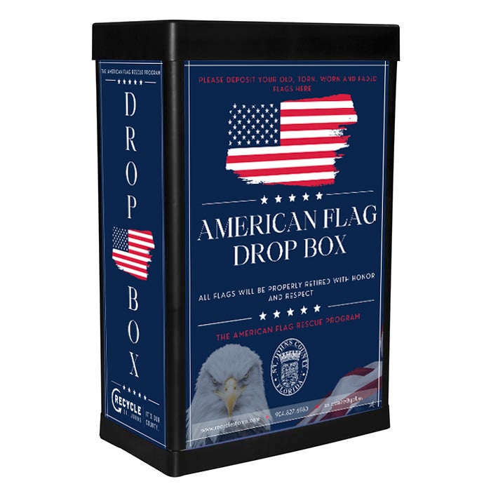 American Flag Rescue Program drop box