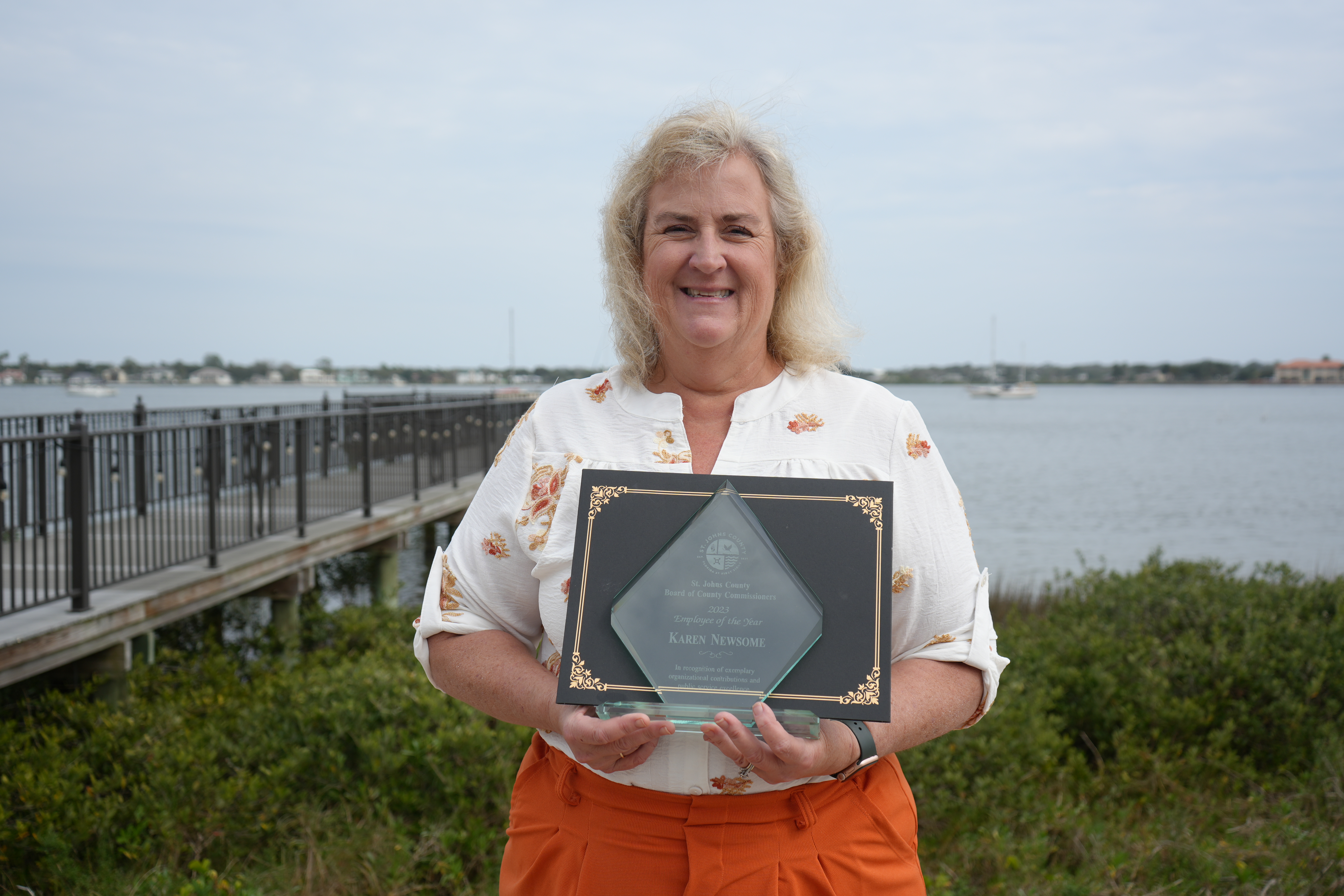 Karen Newsome Receives Employee of the Year Honor