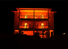 exterior building with approved beach lighting