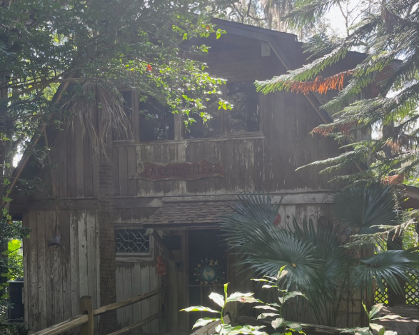 photo of old house surrounded by trees and greenery