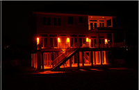 exterior building with approved beach lighting