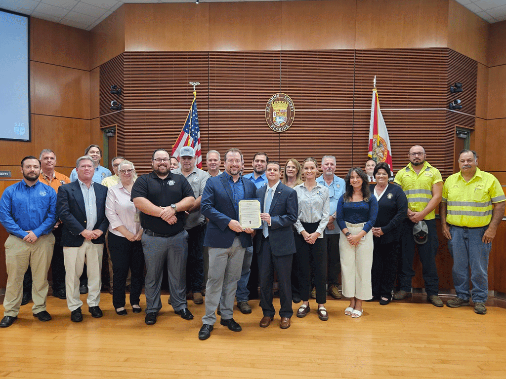 St. Johns County Recognized May 19 25, 2024 as Public Works Week St