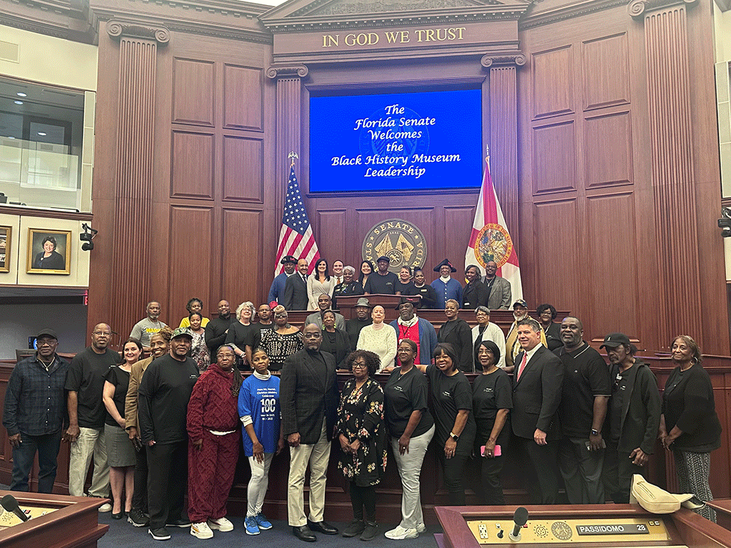 Florida Senate welcomes the Black History Museum Leadership attendees