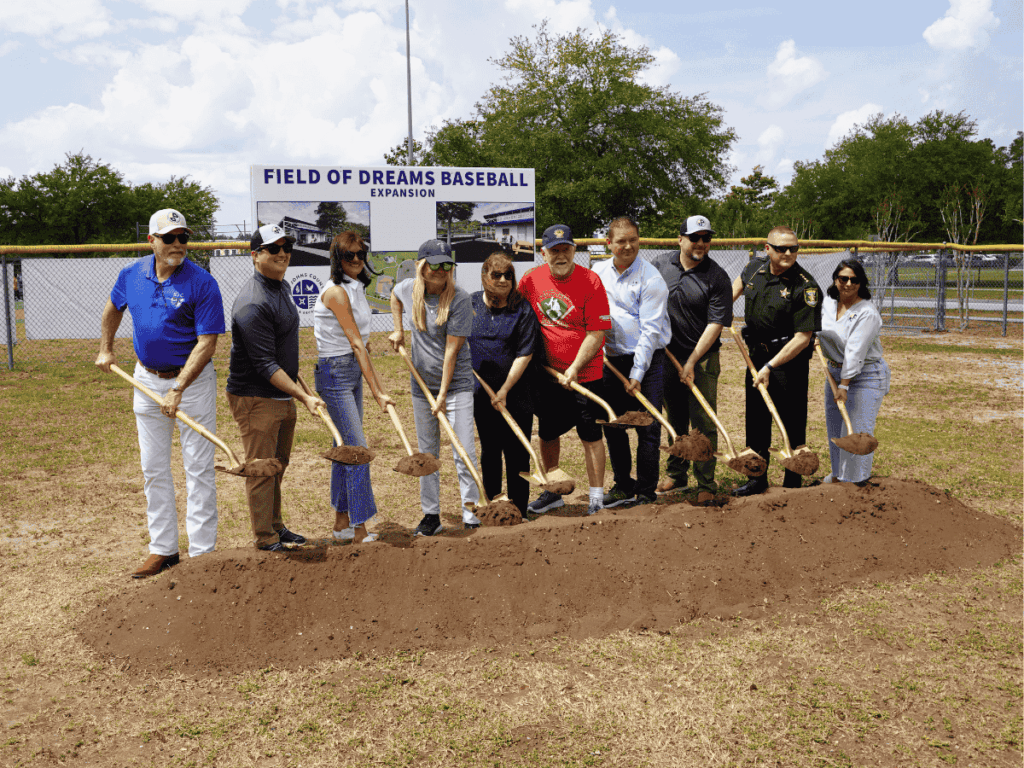 Photo of the Field of Dreams groundbreaking ceremony