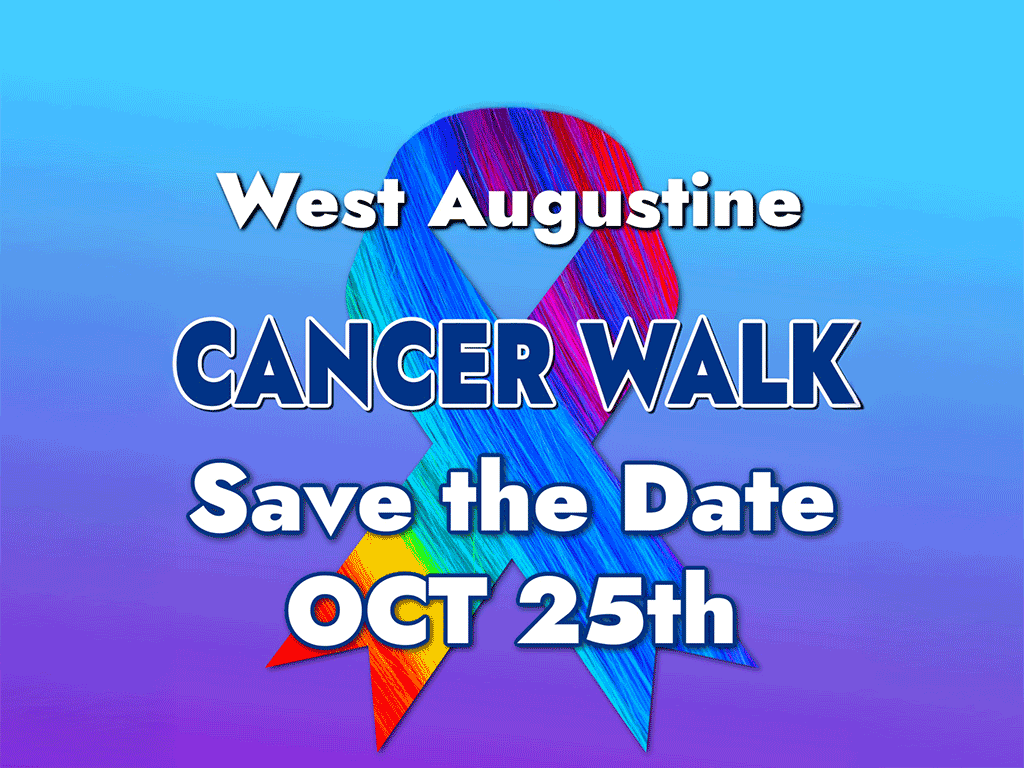 West Augustine Cancer Walk - Save the Date October 25th 2025